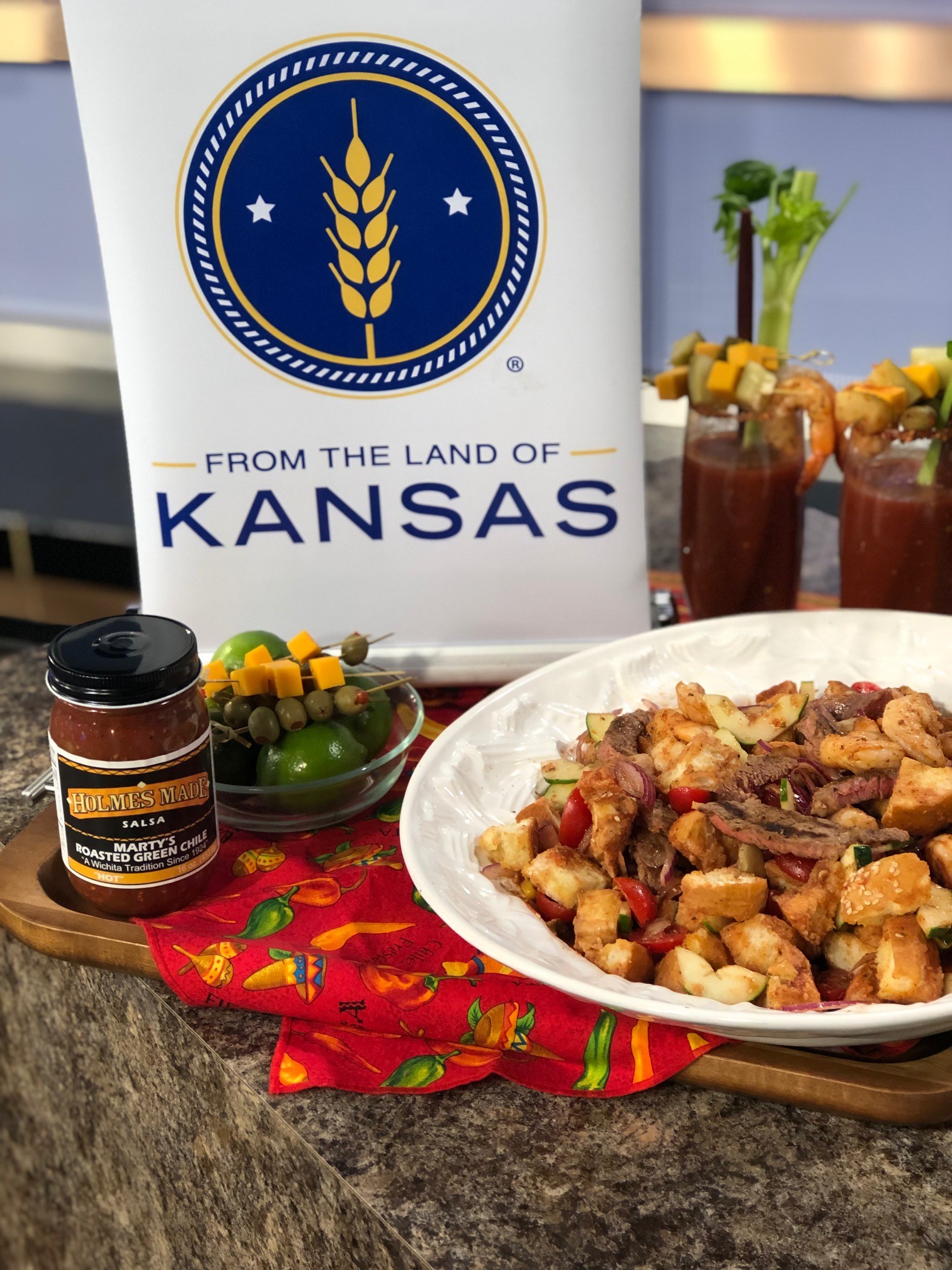 Mexican Panzanella with Holmes Made Salsa